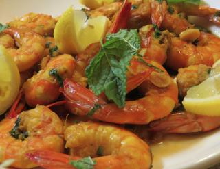 Langostinos Con Salsa De Soja