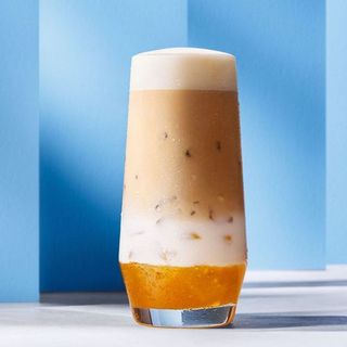 Kokosowe Iced Latte z mango
