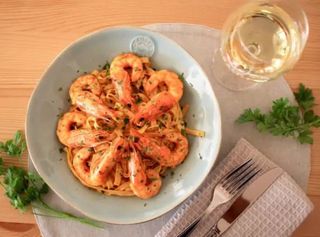 Tagliatelle de Gambas