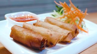 Spring Rolls frits Crevettes (4pièces)