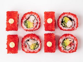 Каліфорнія з креветкою в ікрі (230g)