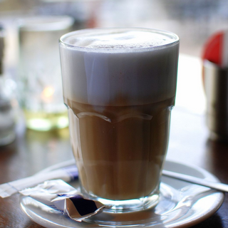 Latte soya macchiato 