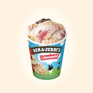 Helado Ben & Jerry’s Strawberry Cheesecake (tarrina de 465 ml)