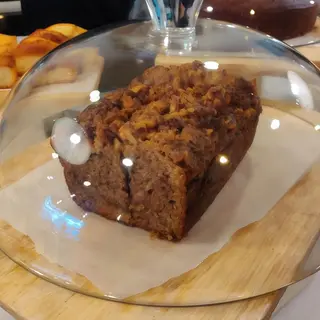bizcocho plátano con nuez tostada
