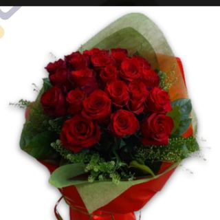 Bouquet 24 rose rosse