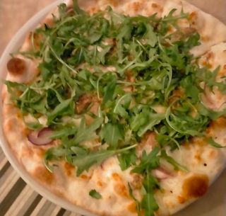 Rucola e gamberetti