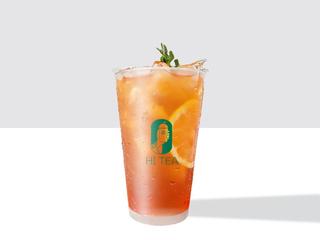 Raspberry peach ice tea