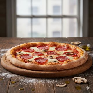 Pizza De Salami (33 Cm.)
