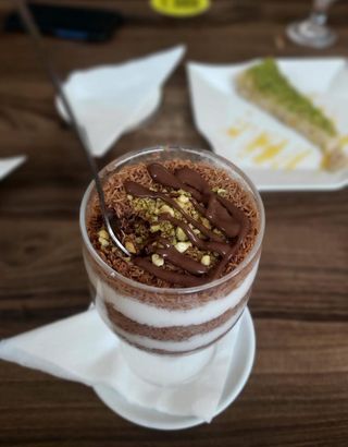 Mahalabia Knafah Pistache Nutella