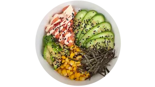 Bowl z łososiem