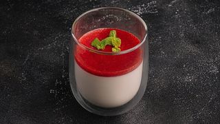 Лимонна панакота з полуницею (230 г)