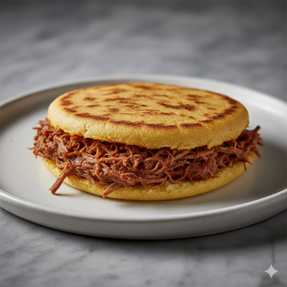 Arepa De Carne Mechada (1 Ud.)