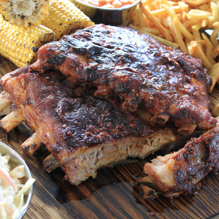 Costillas Spare Rips "americano" con Papas Fritas