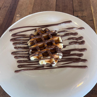 GOFRE NUTELLA o DULCE DE LECHE