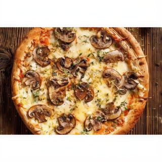Pizza De Champiñones (Mediana)