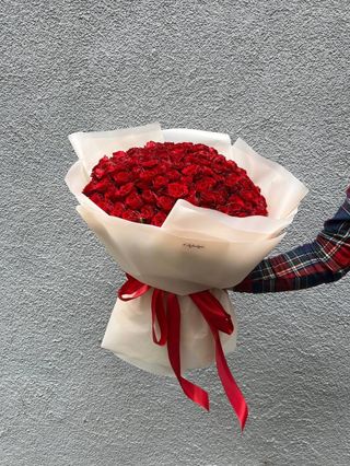 Bukiet 101 czerwonych róż
