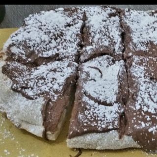 Pinsa Nutella e Zucchero a Velo