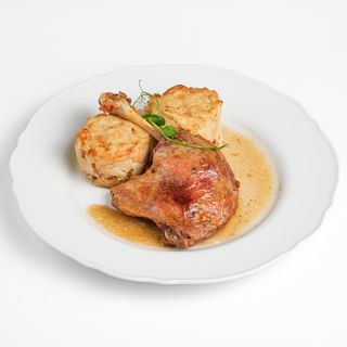 Pečeni picek i mlinci