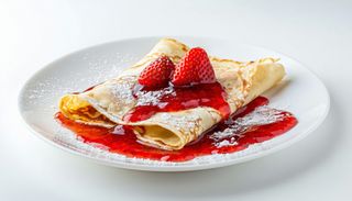 Clatita cu dulceata de capsuni