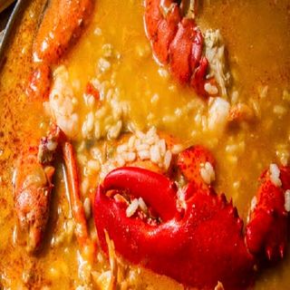 Arroz Caldoso Con Bogavante Para Dos Personas