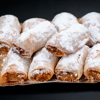 Mini strudele de mere - produs de post