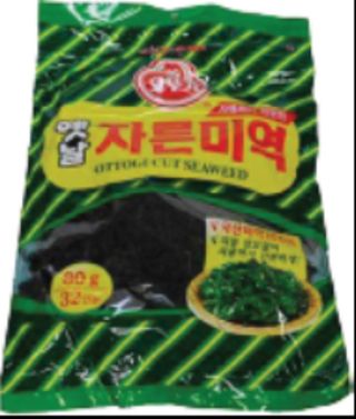 Водоросли Вакаме Ottogi Нарезанные (80 Гр.)