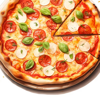 Pizza Jamón (28 Cm.)