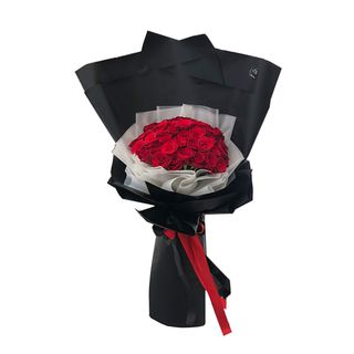 Buket 25 ruža, crn