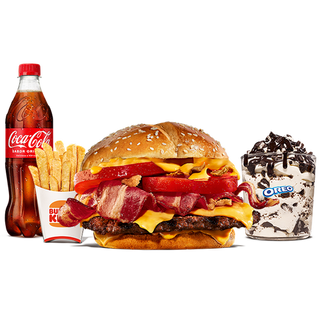 Menu Completo Duo Bacon (1 Carne)