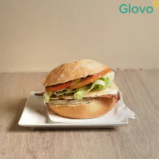Hamburguesa De Pollo Copos