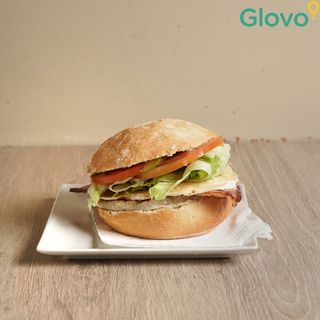 Hamburguesa De Pollo Copos