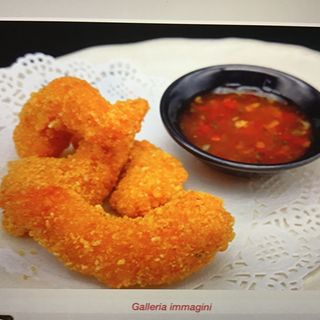 4 Ebi Furai 6pz Gamberetti Fritti Croccanti Con Salsa Thai