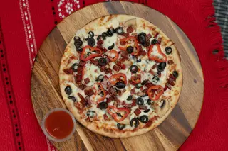 Pizza Salamy Ø 27cm si sos la alegere