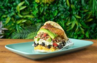 Arepa con todo