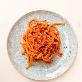 Tonnarello Rustico  con nduja e stracciatella