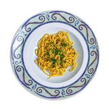 Tăiţei de casă cu unt şi verdeaţă