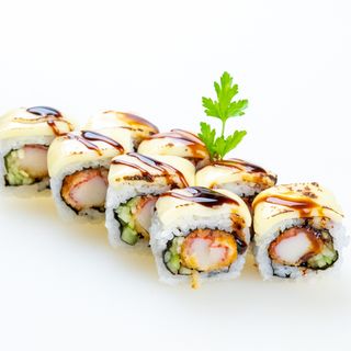 207.Uramaki meiwei flambe roll