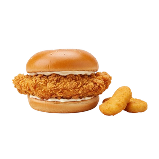 Hamburguesa Con Nuggets (3 Uds.)