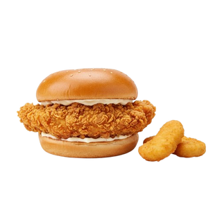 Hamburguesa Con Nuggets (3 Uds.)