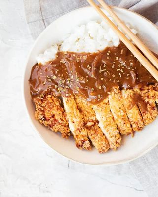22) Pollo katsu curry