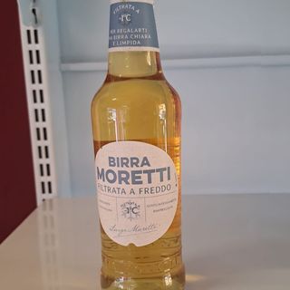 Moretti filtrata a -1°. 33cl
