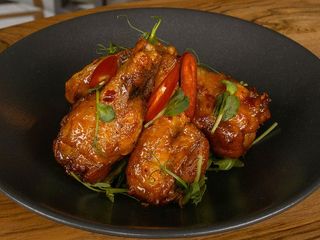 Курячі крила у гірчичному соусі (250g)