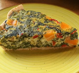 Quiche cu "somon" vegan si spanac - vegan / de post