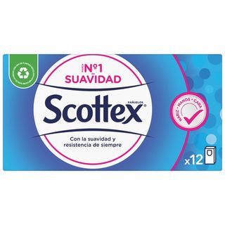 Pañuelo Bolsillo Scottex 12 Uds.