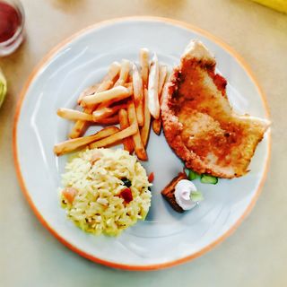 Plat Escalope Panée