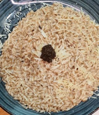 Risotto Con Crema De Trufa Negra