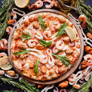 Pizza fruit de mer