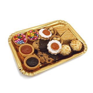 Vassoio pasticcini da tè - 14 pezzi 