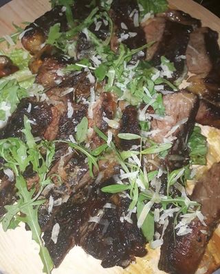 Bistecca x1 persona con rucola e grana