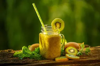 jus kiwi à l'orange